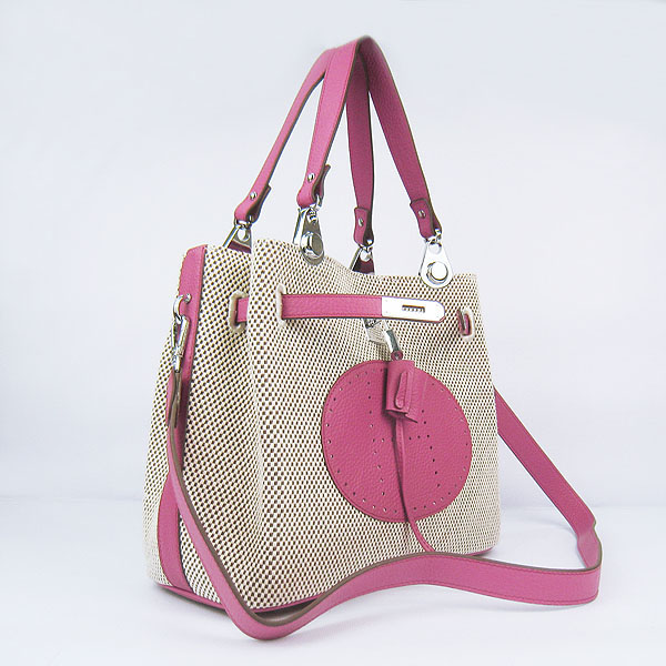 Fake Hermes New Arrival Double-duty handbag Peach 60668